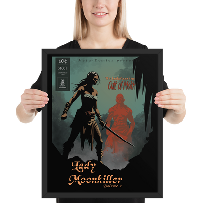 Lady Moonkiller Poster - Issue #2 - Clean colored cover