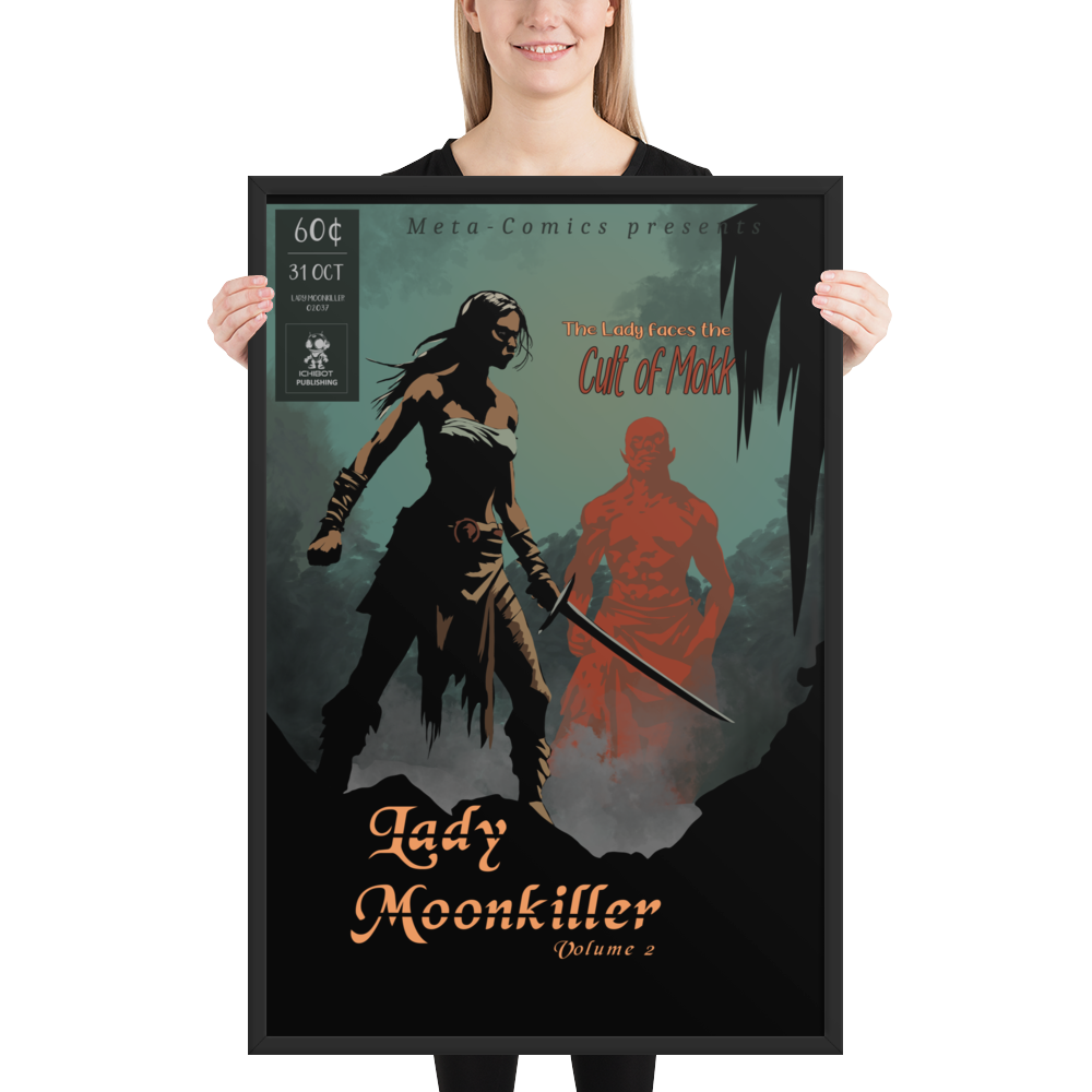 Lady Moonkiller Poster - Issue #2 - Clean colored cover