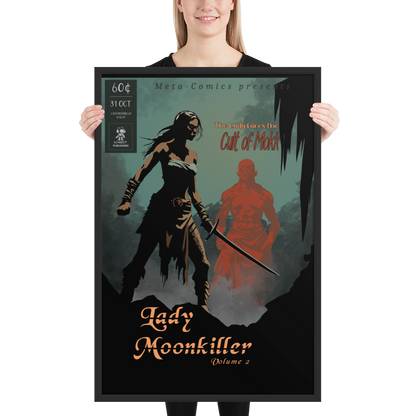 Lady Moonkiller Poster - Issue #2 - Clean colored cover