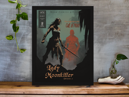 Lady Moonkiller Poster - Issue #2 - Clean colored cover