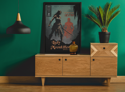 Lady Moonkiller Poster - Issue #2 - Clean colored cover