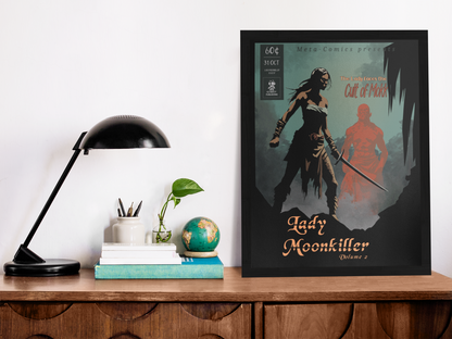 Lady Moonkiller Poster - Issue #2 - Clean colored cover